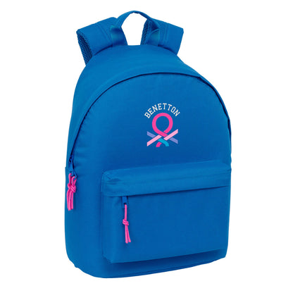 Ghiozdan Benetton benetton basics Albastru 31 x 41 x 16 cm - Birou și papetărie, Material școlar și educațional