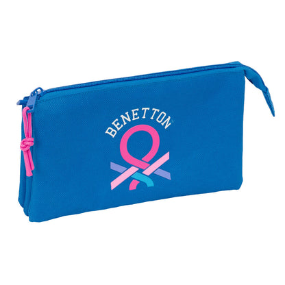 Geantă Universală Benetton Azulina Albastru 22 x 12 x 3 cm - Birou și papetărie, Material școlar și educațional