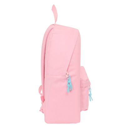 Ghiozdan Benetton Rosa pastel Roz 33 x 42 x 15 cm - Birou și papetărie, Material școlar și educațional
