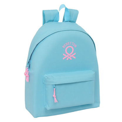 Ghiozdan Benetton Celeste Celeste 33 x 42 x 15 cm - Birou și papetărie, Material școlar și educațional