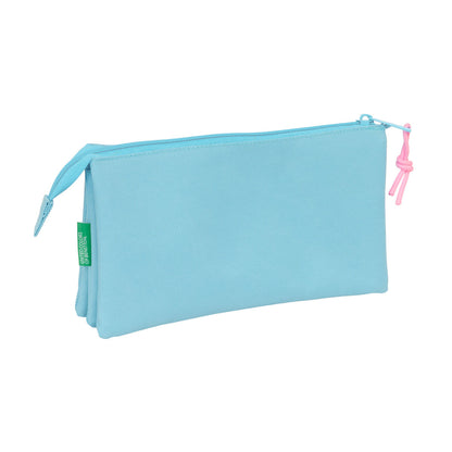 Geantă Universală Benetton Celeste Albastru celest 22 x 12 x 3 cm - Birou și papetărie, Material școlar și educațional
