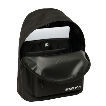 Ghiozdan Benetton benetton basics Negru 31 x 41 x 16 cm - Birou și papetărie, Material școlar și educațional