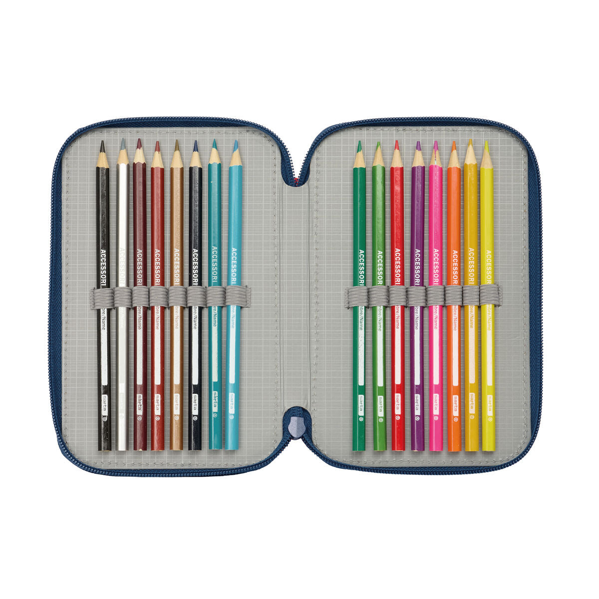 Geantă Universală Spider-Man Albastru 12,5 x 19,5 x 5,5 cm 37 Piese - Birou și papetărie, Material școlar și educațional
