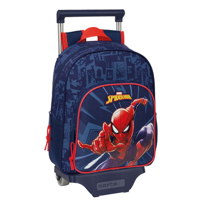 Ghiozdan Spider-Man Albastru 27 x 10 x 67 cm 27 x 33 x 10 cm - Birou și papetărie, Material școlar și educațional