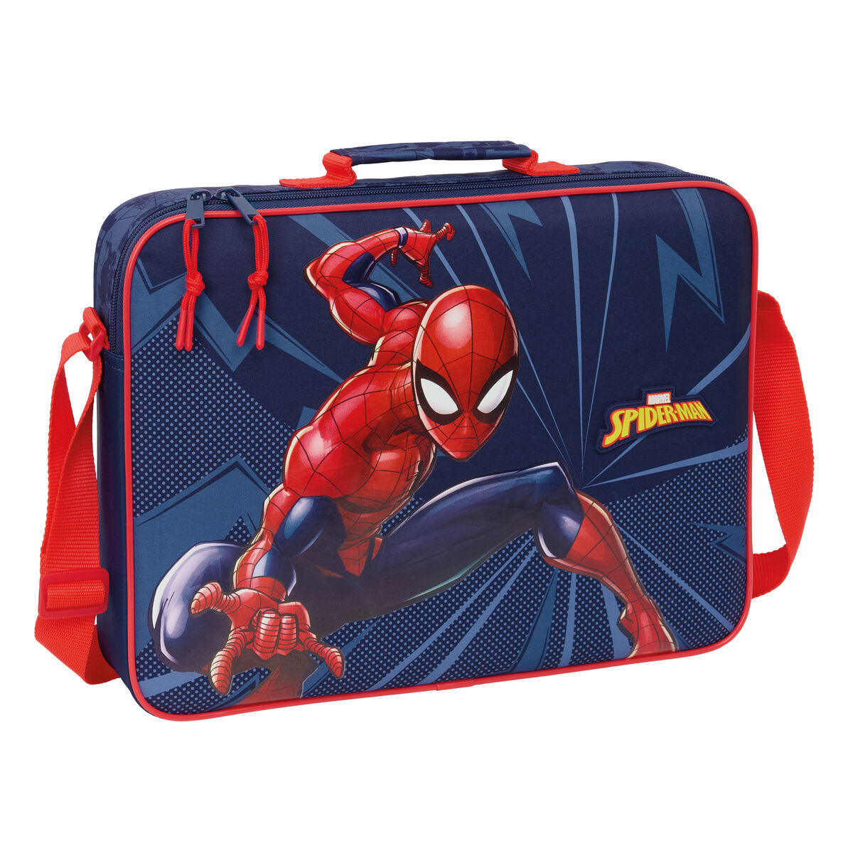 Ghiozdan Spider-Man Albastru 38 x 28 x 6 cm - Birou și papetărie, Material școlar și educațional