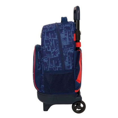 Ghiozdan cu Roți Spider-Man Albastru 33 x 45 x 22 cm - Birou și papetărie, Material școlar și educațional