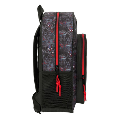 Ghiozdan Spider-Man Negru 32 x 38 x 12 cm - Birou și papetărie, Material școlar și educațional