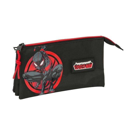 Geantă Universală Spider-Man Negru 22 x 12 x 3 cm - Birou și papetărie, Material școlar și educațional