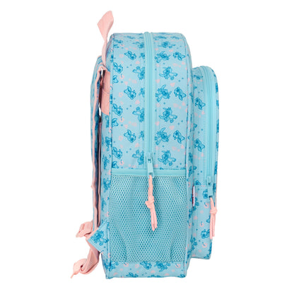 Ghiozdan Lilo & Stitch Ohana Albastru 32 x 38 x 12 cm - Birou și papetărie, Material școlar și educațional