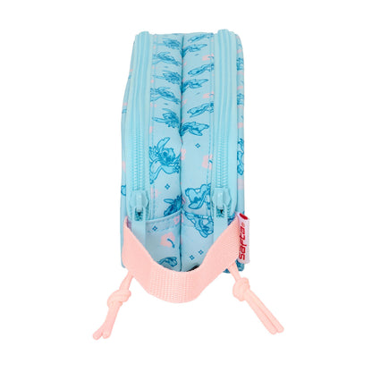 Geantă Universală Lilo & Stitch Ohana Albastru deschis Roz deschis 21 x 8 x 6 cm - Birou și papetărie, Material școlar și educațional