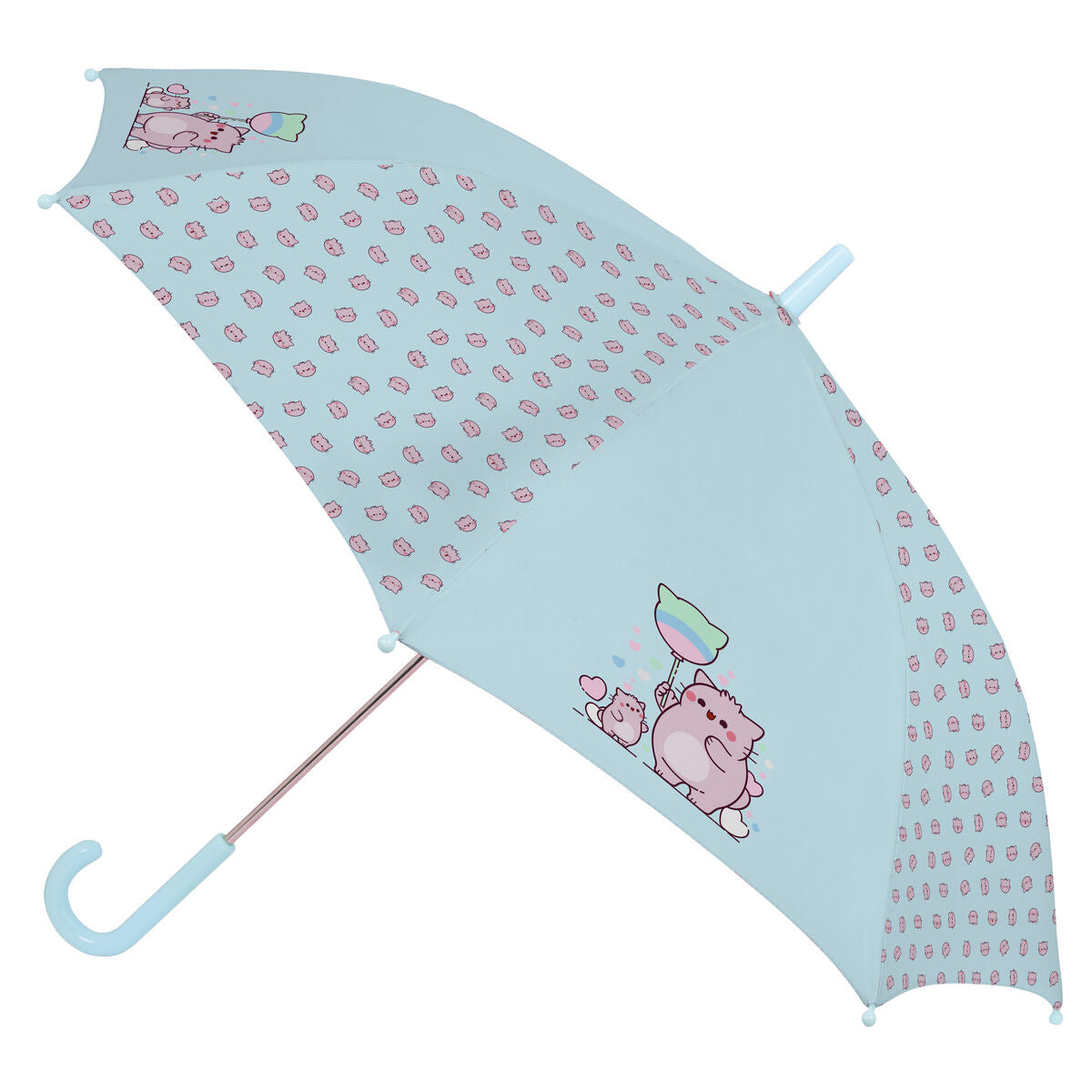 Umbrelă Pembe The pink cat Multicolor Ø 86 cm - Bagaje, Umbrelă