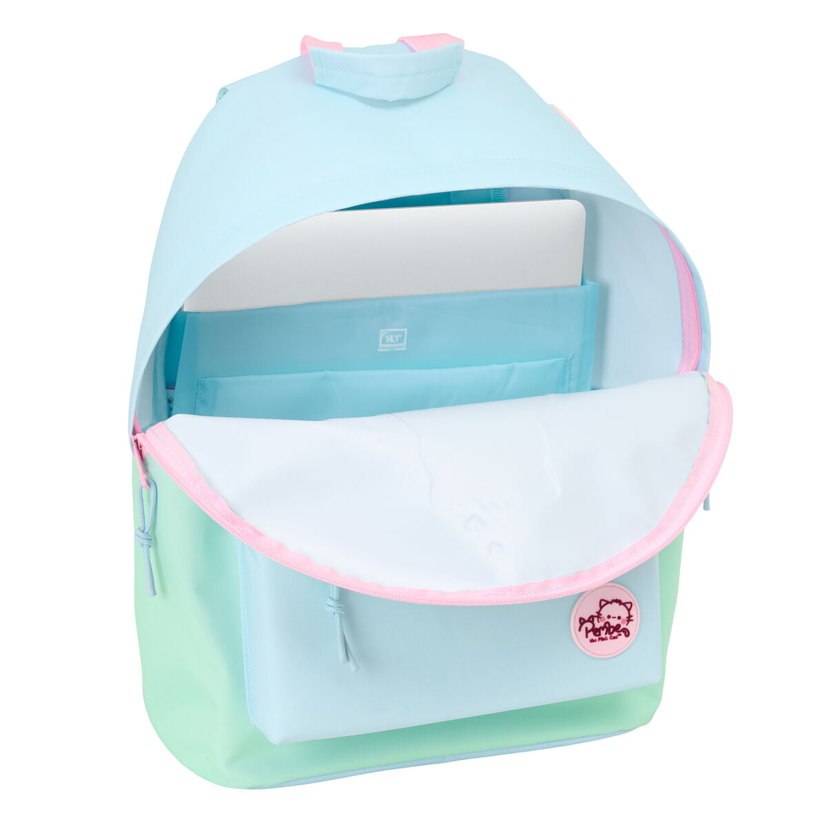 Ghiozdan Pembe pembe Multicolor 31 x 41 x 16 cm - Birou și papetărie, Material școlar și educațional