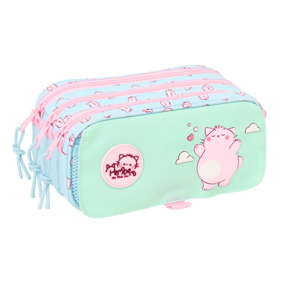Geantă Universală Pembe The pink cat Multicolor 21,5 x 10 x 8 cm - Birou și papetărie, Material școlar și educațional