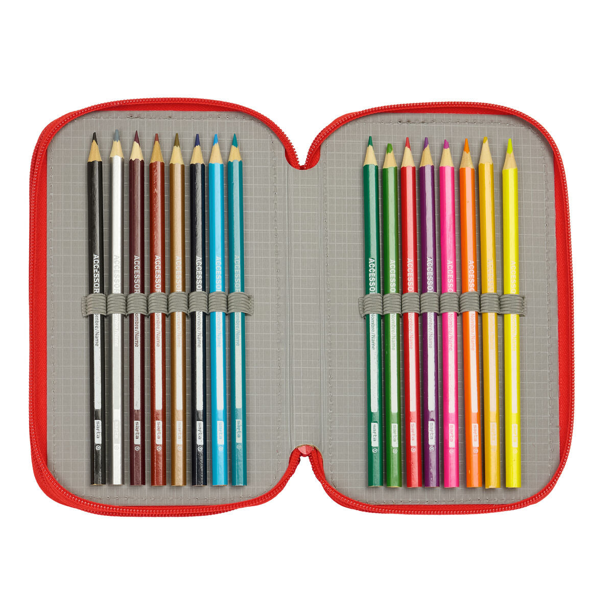 Geantă Universală Spider-Man Albastru Roșu 12,5 x 19,5 x 5,5 cm 37 Piese - Birou și papetărie, Material școlar și educațional