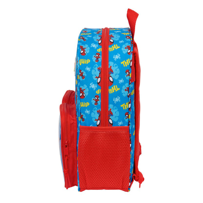 Ghiozdan Spider-Man Albastru Roșu 26 x 34 x 11 cm - Birou și papetărie, Material școlar și educațional