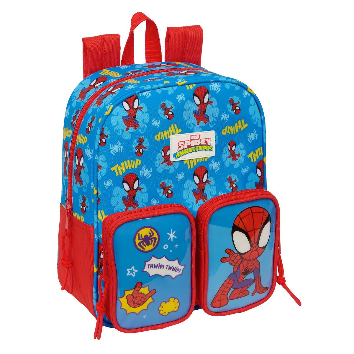 Ghiozdan Spider-Man Albastru Roșu 22 x 27 x 10 cm - Birou și papetărie, Material școlar și educațional