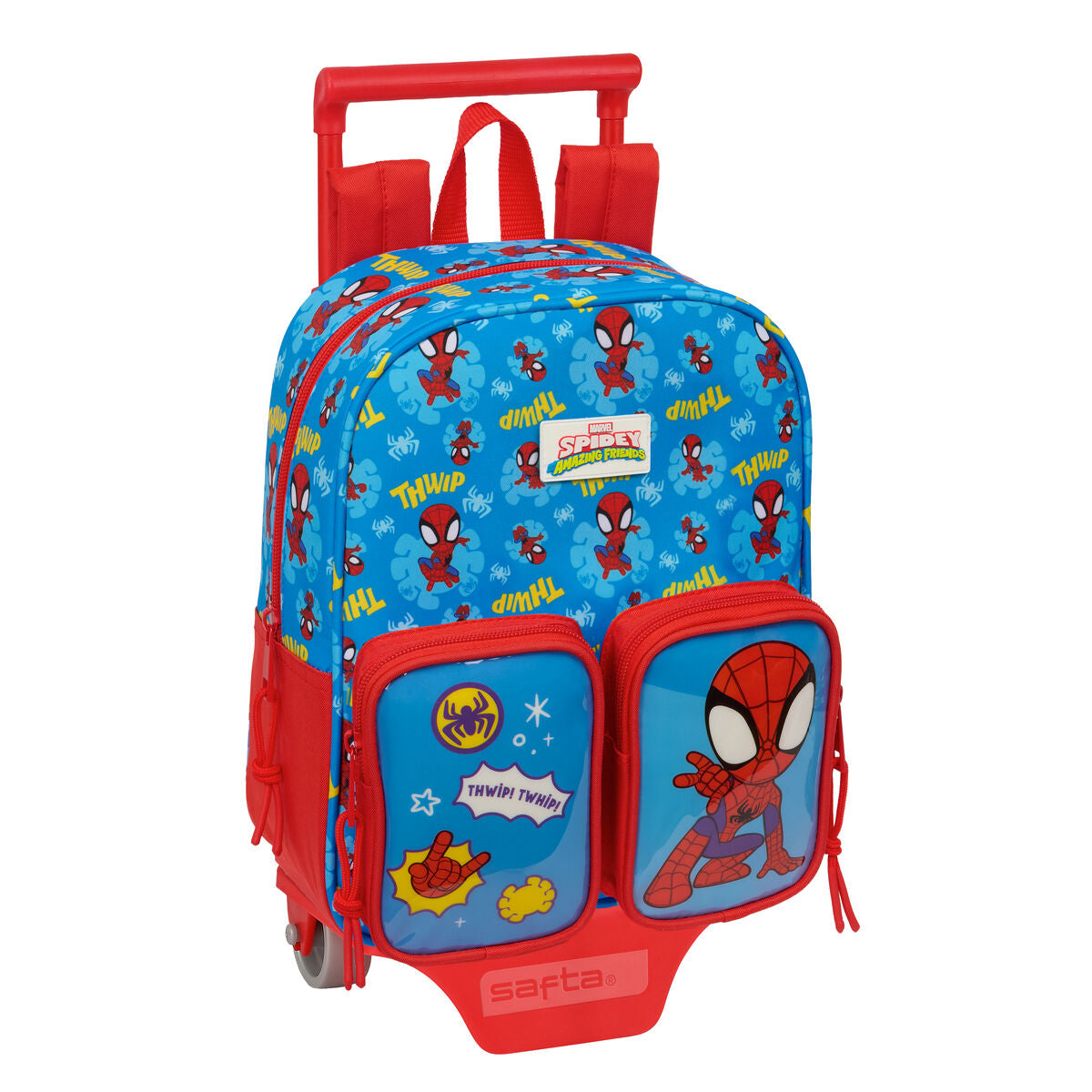 Ghiozdan Spider-Man Albastru Roșu 22 x 27 x 10 cm - Birou și papetărie, Material școlar și educațional
