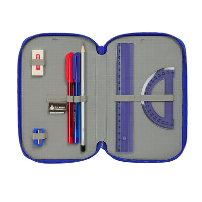 Geantă Universală Real Madrid C.F. Albastru 12,5 x 19,5 x 5,5 cm 37 Piese - Birou și papetărie, Material școlar și educațional
