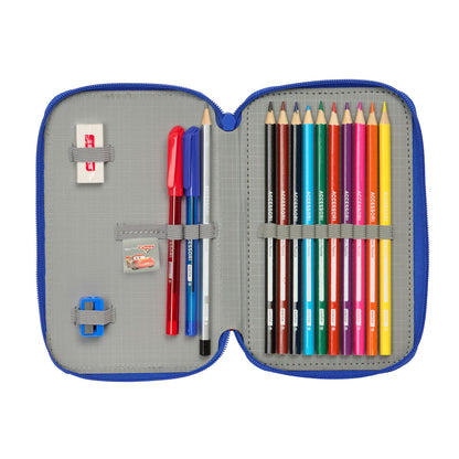 Geantă Universală Cars Multicolor 12.5 x 19.5 x 4 cm 29 Piese - Birou și papetărie, Material școlar și educațional