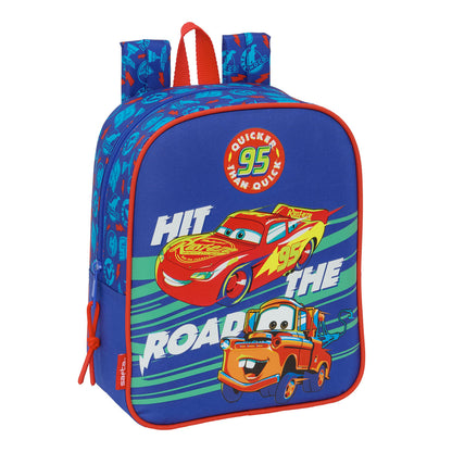 Ghiozdan Cars Multicolor 22 x 27 x 10 cm - Birou și papetărie, Material școlar și educațional