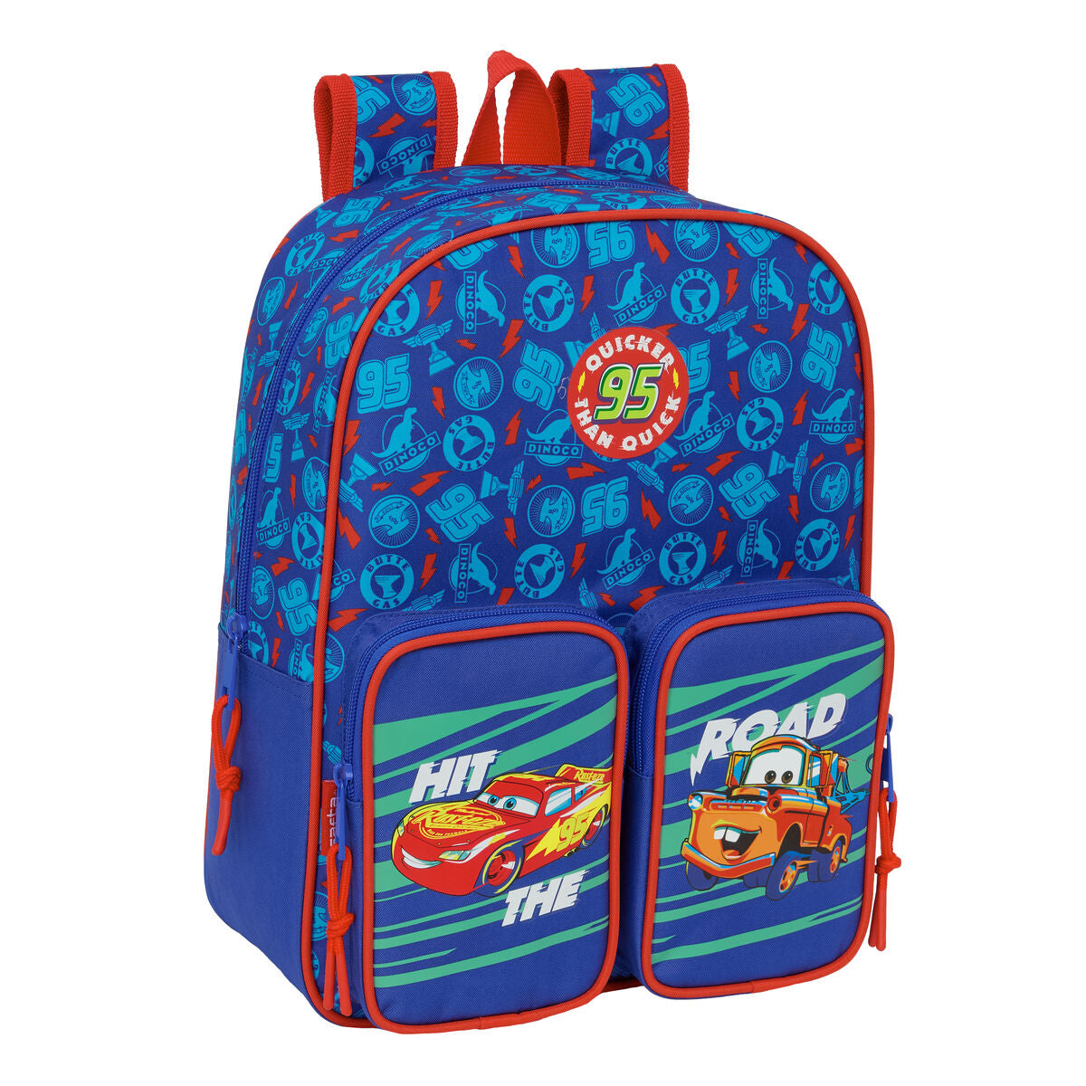 Ghiozdan Cars Multicolor 27 x 33 x 10 cm - Birou și papetărie, Material școlar și educațional