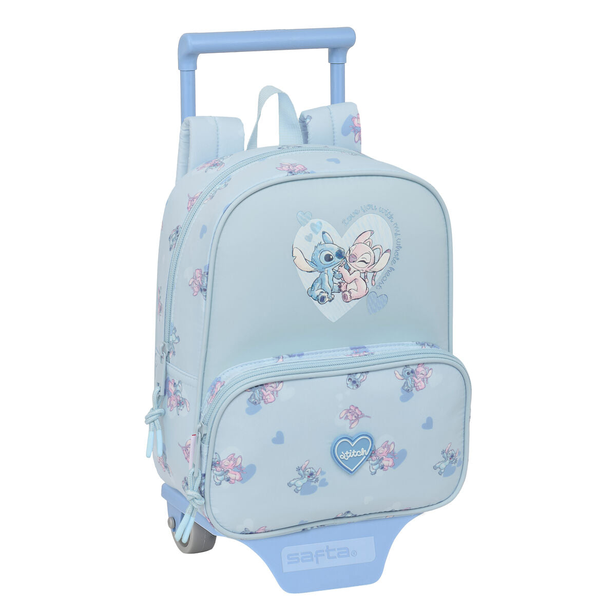Ghiozdan Lilo & Stitch Albastru 22 x 27 x 10 cm - Birou și papetărie, Material școlar și educațional