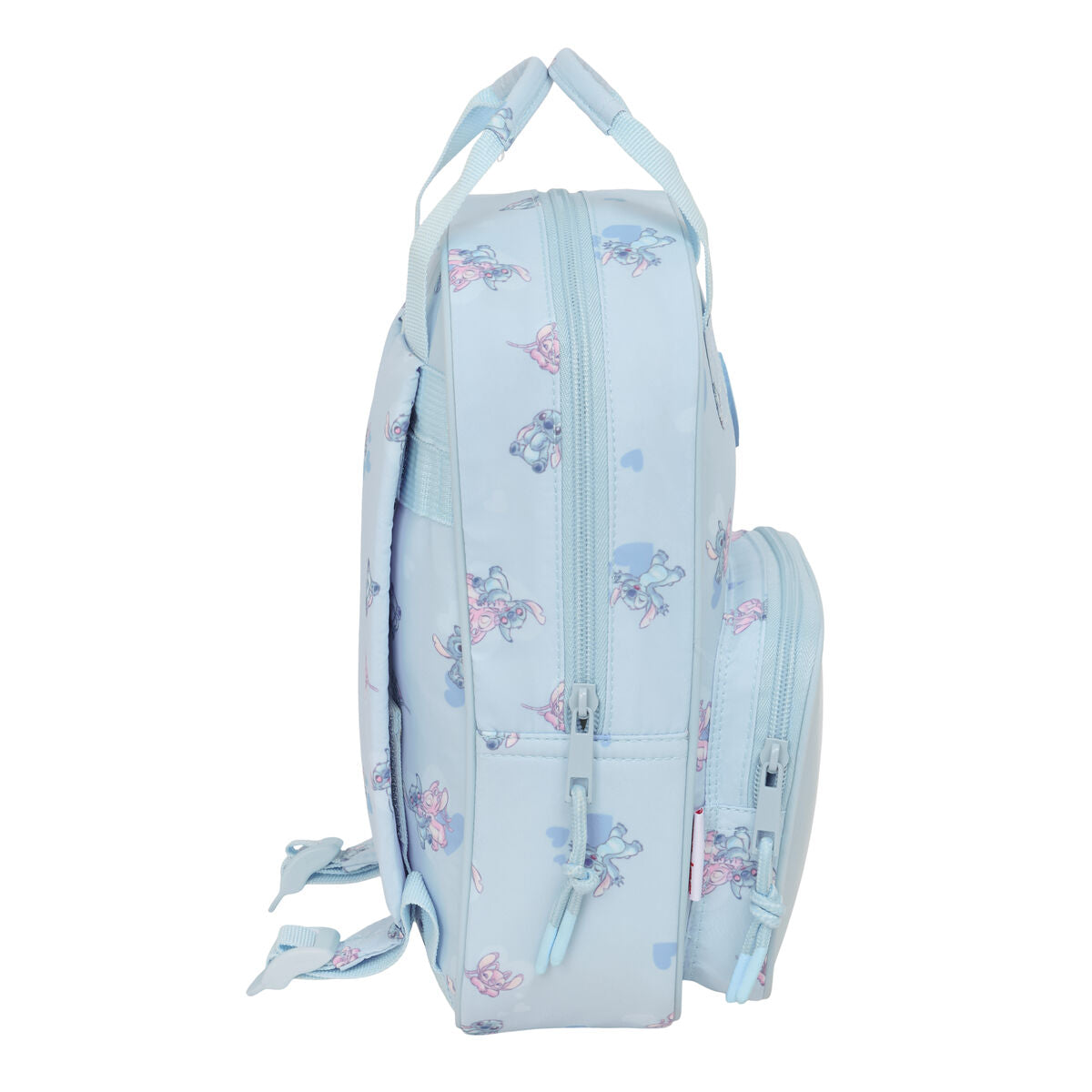 Ghiozdan Lilo & Stitch Albastru deschis 20 x 28 x 8 cm - Birou și papetărie, Material școlar și educațional