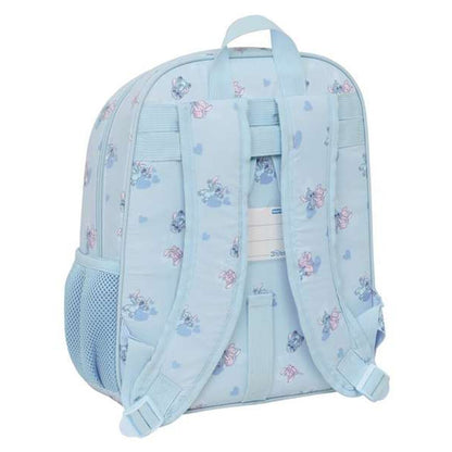 Ghiozdan Lilo & Stitch Albastru deschis 28 x 34 x 10 cm - Birou și papetărie, Material școlar și educațional