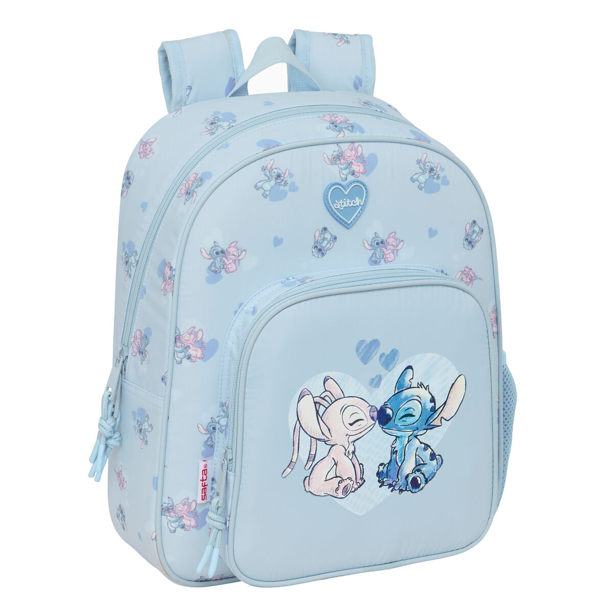 Ghiozdan Lilo & Stitch Albastru deschis 28 x 34 x 10 cm - Birou și papetărie, Material școlar și educațional