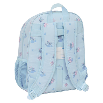 Ghiozdan Lilo & Stitch Albastru deschis 28 x 34 x 10 cm - Birou și papetărie, Material școlar și educațional