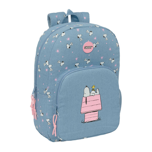 Ghiozdan Snoopy Denim 30 x 46 x 14 cm - Birou și papetărie, Material școlar și educațional
