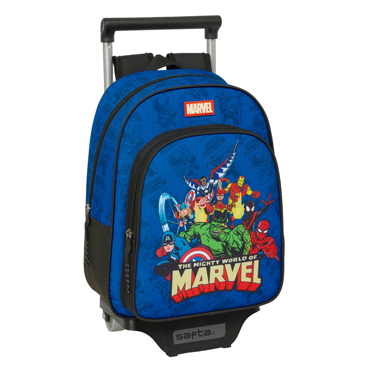 Ghiozdan The Avengers Albastru Negru 27 x 10 x 67 cm 27 x 33 x 10 cm - Birou și papetărie, Material școlar și educațional