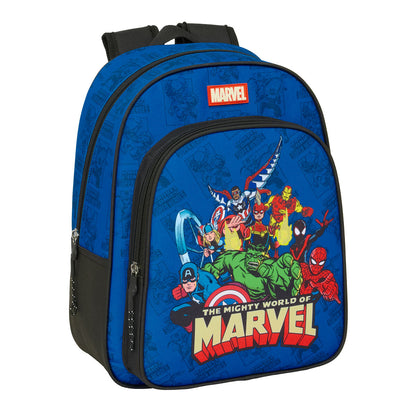 Ghiozdan The Avengers Albastru Negru 27 x 33 x 10 cm - Birou și papetărie, Material școlar și educațional