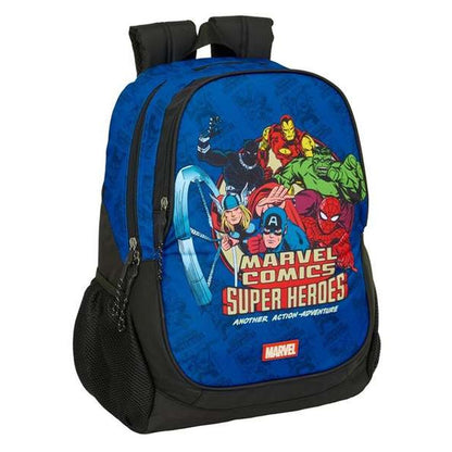 Ghiozdan The Avengers Albastru Negru 32 x 44 x 16 cm - Birou și papetărie, Material școlar și educațional