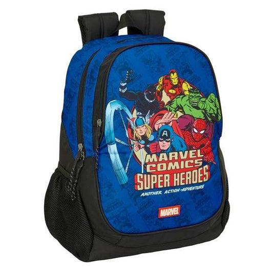 Ghiozdan The Avengers Albastru Negru 32 x 44 x 16 cm - Birou și papetărie, Material școlar și educațional