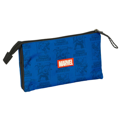 Geantă Universală The Avengers Albastru Negru 22 x 12 x 3 cm - Birou și papetărie, Material școlar și educațional