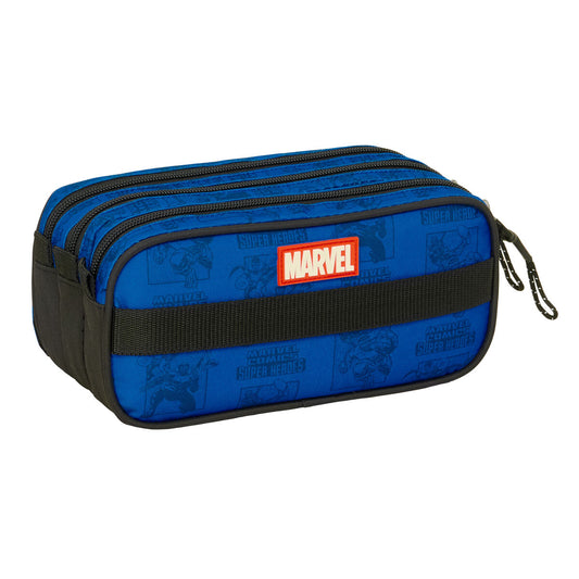 Geantă Universală The Avengers Albastru Negru 21,5 x 10 x 8 cm - Birou și papetărie, Material școlar și educațional