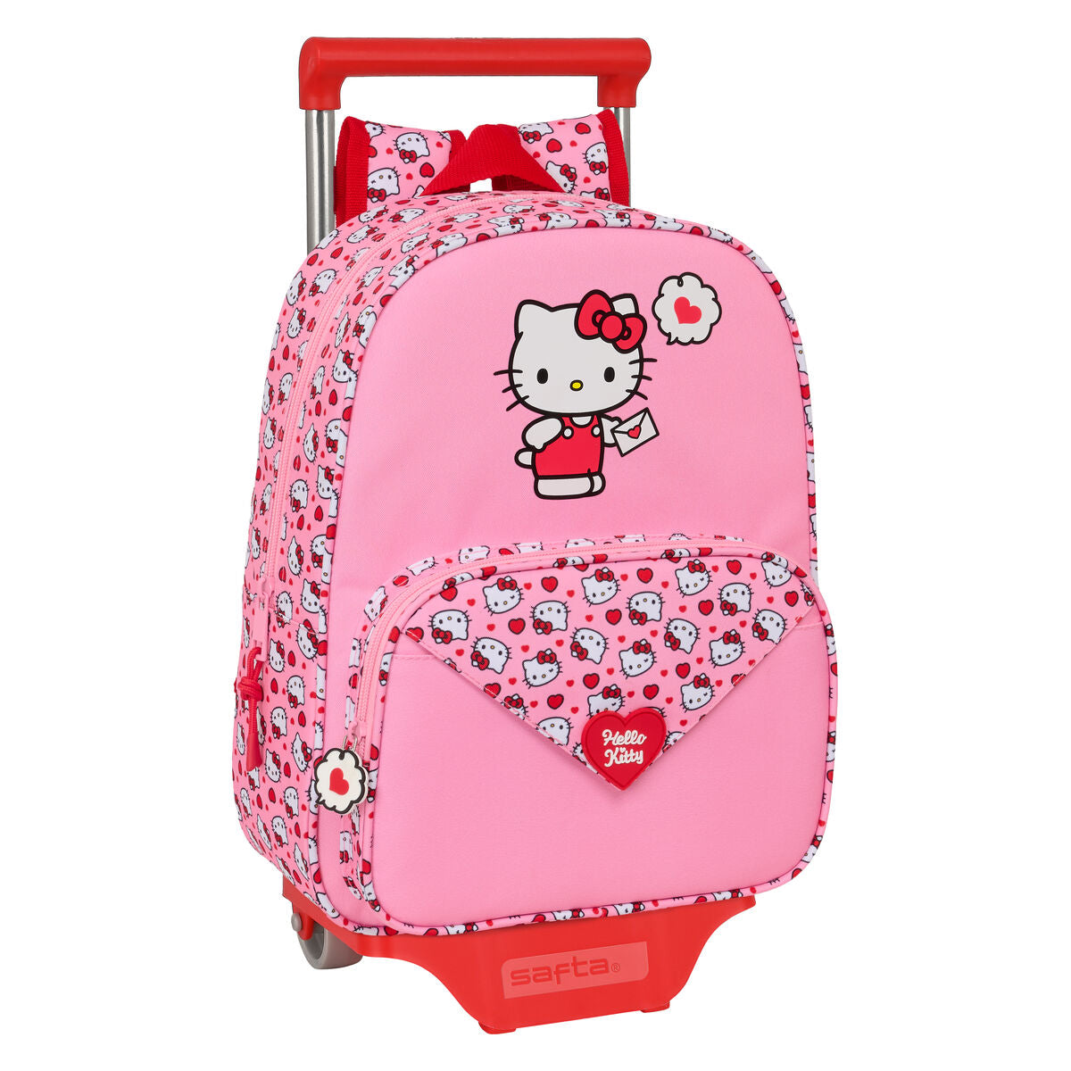 Ghiozdan Hello Kitty Roz 26 x 11 x 67 cm 26 x 34 x 11 cm - Birou și papetărie, Material școlar și educațional