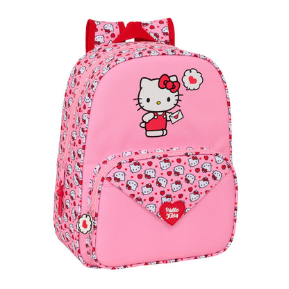 Ghiozdan Hello Kitty Roz 26 x 34 x 11 cm - Birou și papetărie, Material școlar și educațional