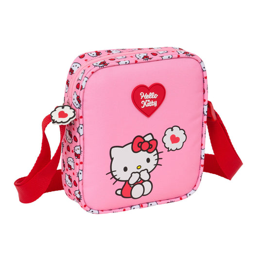 Geantă Bandulieră Hello Kitty Roz 16 x 18 x 4 cm - Bagaje, Genți de mână