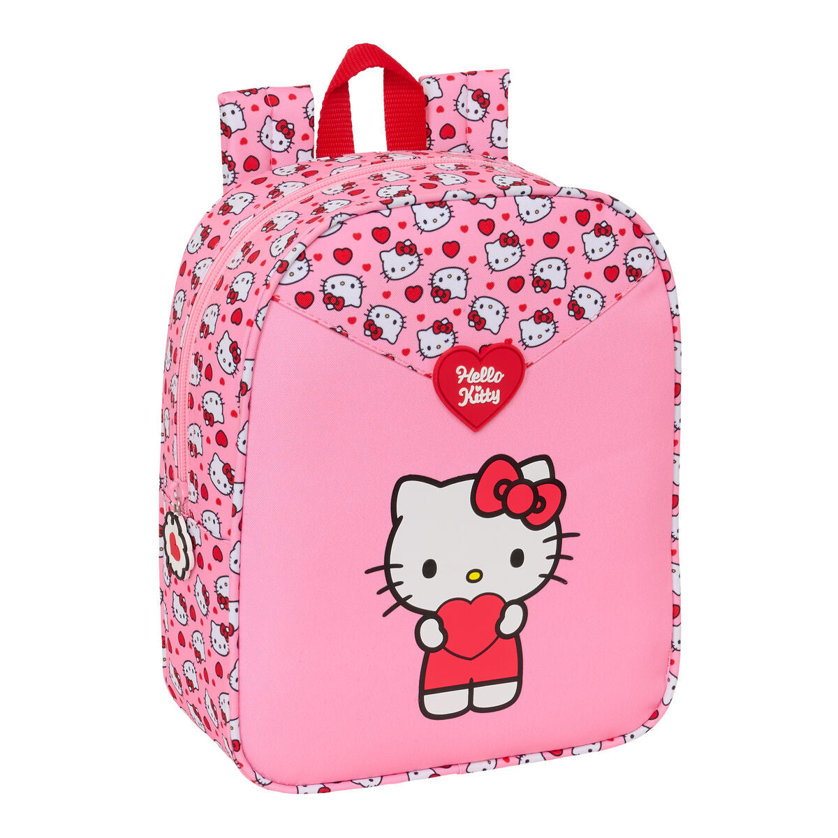Ghiozdan Hello Kitty Roz 22 x 27 x 10 cm - Birou și papetărie, Material școlar și educațional