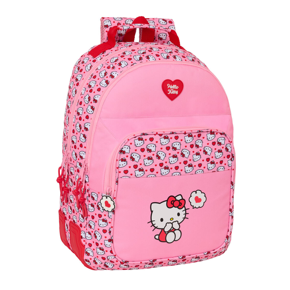 Ghiozdan Hello Kitty Roz 32 x 42 x 15 cm - Birou și papetărie, Material școlar și educațional