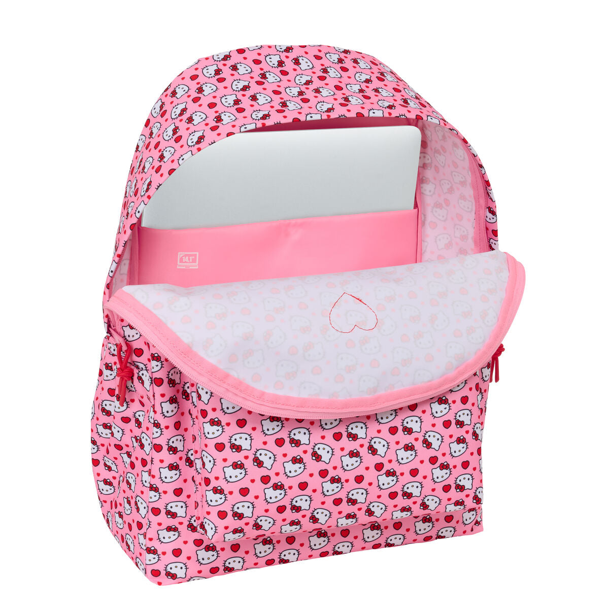 Ghiozdan Hello Kitty Roz 31 x 43 x 13 cm - Birou și papetărie, Material școlar și educațional