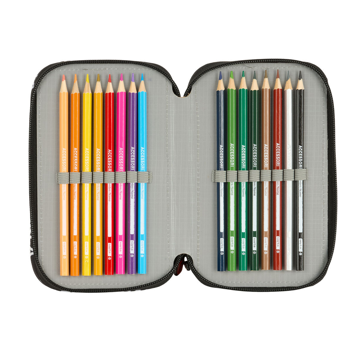 Geantă Universală F.C. Barcelona Negru 12,5 x 19,5 x 5,5 cm 37 Piese - Birou și papetărie, Material școlar și educațional