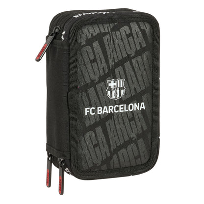 Geantă Universală F.C. Barcelona Negru 12,5 x 19,5 x 5,5 cm 37 Piese - Birou și papetărie, Material școlar și educațional