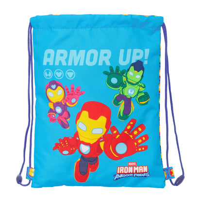 Geantă Rucsac cu Bretele Iron Man Multicolor 26 x 34 x 1 cm - Birou și papetărie, Material școlar și educațional