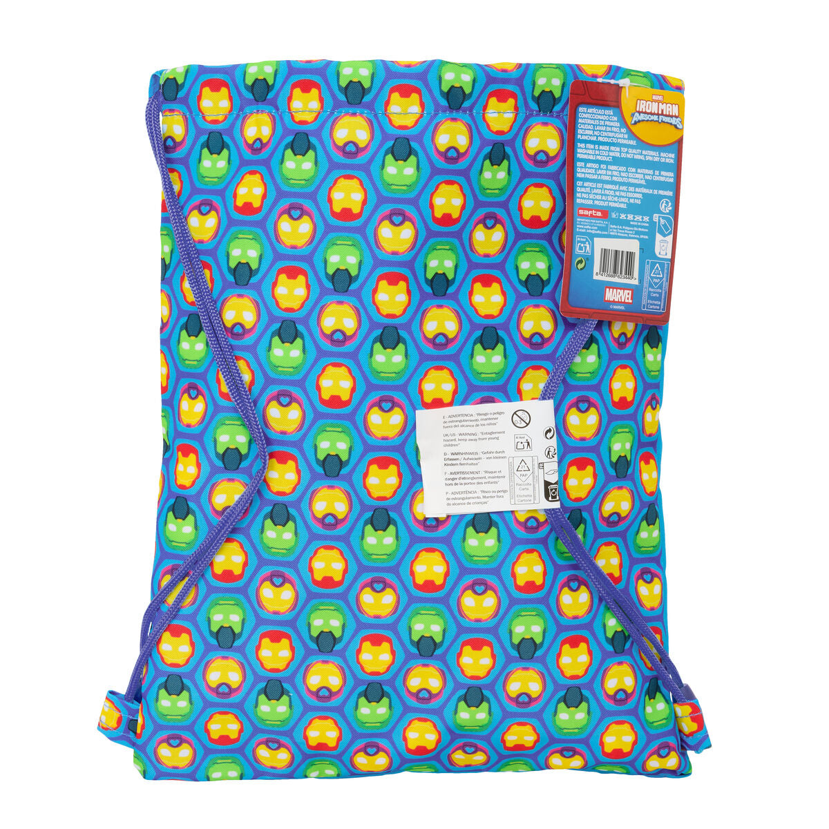 Geantă Rucsac cu Bretele Iron Man Multicolor 26 x 34 x 1 cm - Birou și papetărie, Material școlar și educațional