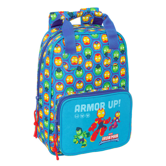 Ghiozdan Iron Man Multicolor 20 x 28 x 8 cm - Birou și papetărie, Material școlar și educațional