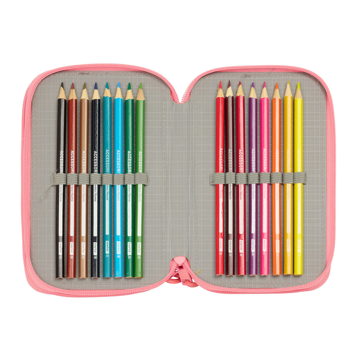 Geantă Universală Vaiana Multicolor 12,5 x 19,5 x 5,5 cm 37 Piese - Birou și papetărie, Material școlar și educațional