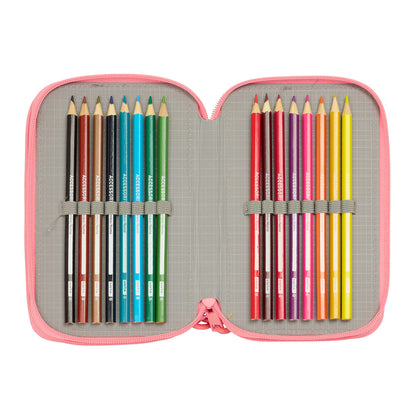 Geantă Universală Vaiana Multicolor 12,5 x 19,5 x 5,5 cm 37 Piese - Birou și papetărie, Material școlar și educațional